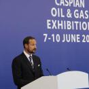 6 - 7 June: Crown Prince Haakon heads the Norwegian delegation to the Caspian Oil and Gas Exhibition, Baku (Photo: Frode Overland Andersen, UD)